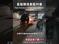 Τμήματα φθοράς χύτευσης χάλυβα υψηλού μαγγανίου